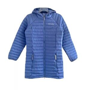 COLUMBIA White Out Mid Omni Heat Hooded Puffer Coat